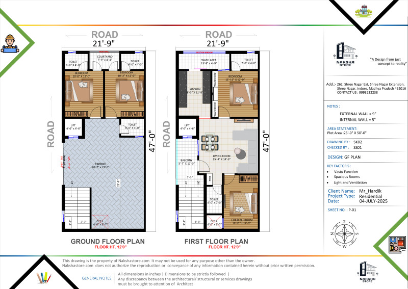47X21 House Plan A02